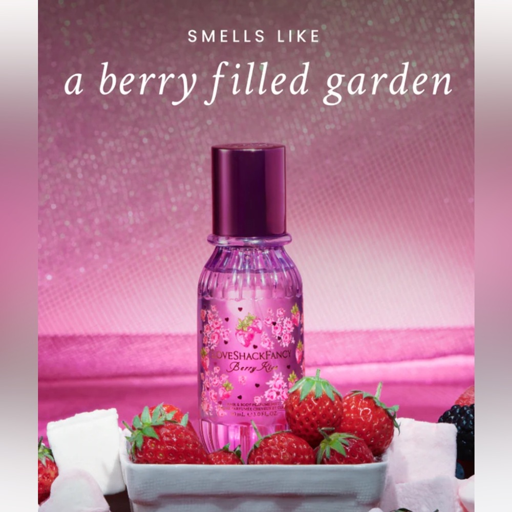NEW! LoveShackFancy Berry Kiss Berry Kiss Hair & Body Mist With Marshmallow